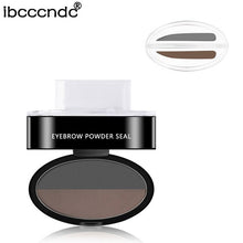 Load image into Gallery viewer, Double Color Eyebrow Powder Seal Waterproof Eyebrow