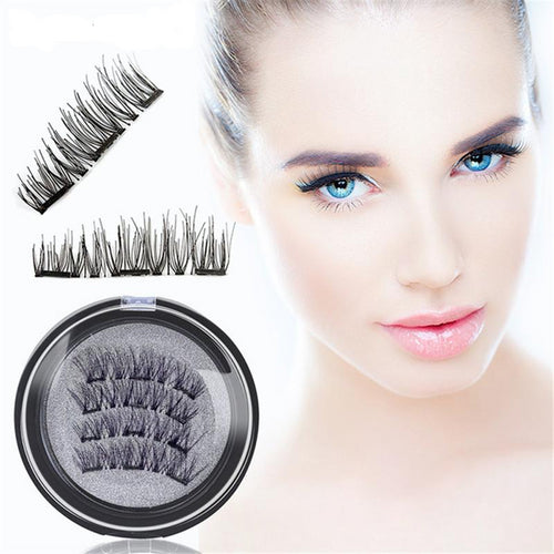 3 Magnet 3D Magnetic Eyelashes Magnet Lashes Thicker Reusable