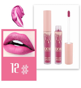 12 Colors Matte Lipstick Waterproof Long lasting